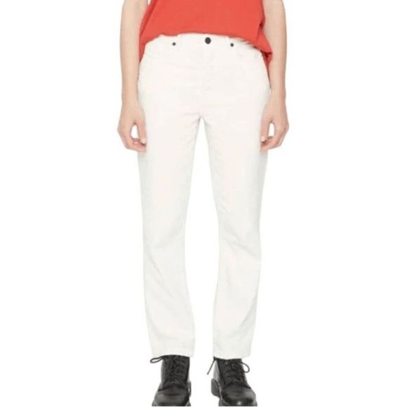 SR. vs. Sandrine Rose NWT "The Virgin Label" Snow White Pants, Size 28, MP $198 - Picture 1 of 12